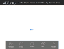 Tablet Screenshot of graficaadonis.com.br
